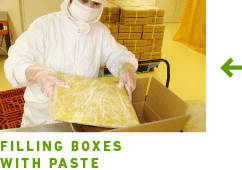 FILLING BOXES WITH PASTE